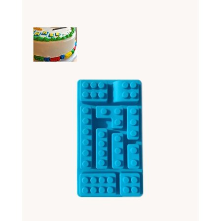 10 Stykker Klodsform Lego Silikoneform Form Sugarpasta Bageform