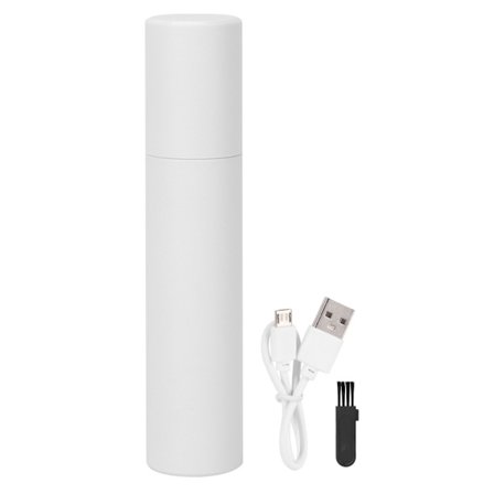 USB-ladattava korva- ja nenäkarvatrimmeri, kannettava sähköinen nenäkarvatrimmeri miehille ja naisille, valkoinen