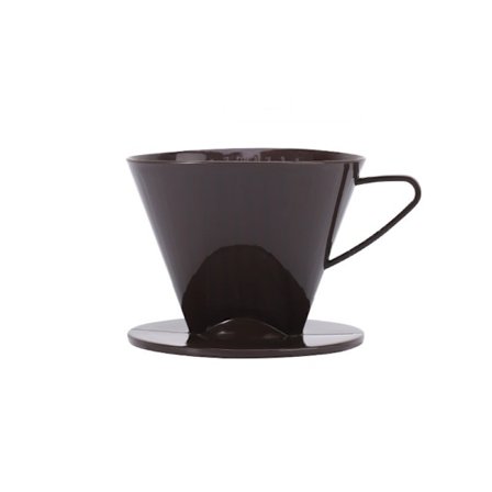 Kartiokahvin suodatin kuppi keraaminen käsin valmistettu kahvin suodatin kuppi tuuletin muotoinen tippasuodatin (3 kpl)