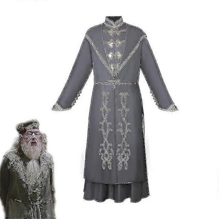 Albus Dumbledore Cosplay Kostume Fuld Halloween Forklædning Karneval Party Kostume Voksne - Perfekt