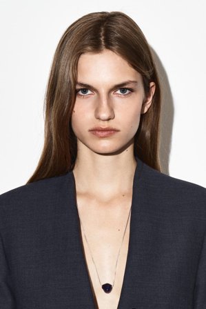 COS Women's Ceramic Extender Necklace in Silver