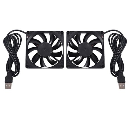 80mm 5V USB-vifte 80mm 8cm 8015 Børsteløs DC Kjølevifte PC Datamaskin Router Kassevifte Kjøler 2 stk