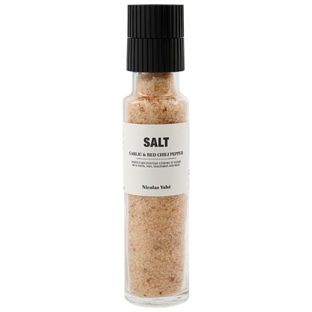 Nicolas Vahé Salt, Garlic & Red Chilli Pepper 325 g, Helse & Madvarer, Krydderier, Salt