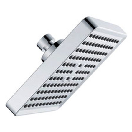 Takdusjhode Fast Rustfritt Stål Anti-Kalk Dusjhode Justerbar Sprayvinkel Enkel Installasjon Krom