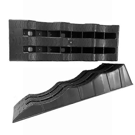 Lätta Nivåklossar för Husbil Halkfria 3-Stegs Släpvagnsramp 2st Nivåramper för Husbil Biltillbehör