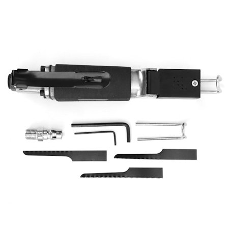 Pneumatisk frem- og tilbakegående sag, mykt gummihåndtak, luftverktøy for kutting med skiftenøkkel og sagblad