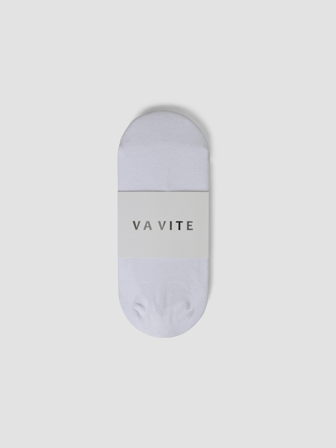 MATCH - Tine 2 Pk Sokker - Va Vite - Dame - Tilbehør - Hvit - 39-41 - 75% bomull, 22% polyamid, 3 % elastan