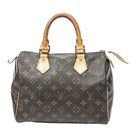 Louis Vuitton Vintage Speedy 25 , Bruin , Dames , Maat: ONE Size Vintage Tassen
