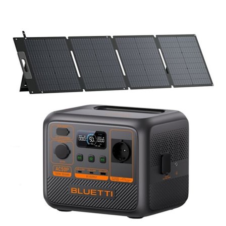 Kit elstation BLUETTI Premium 50(AC50P) med 100W solpanel