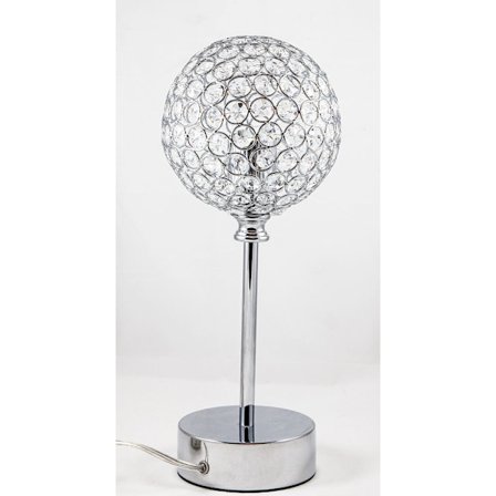 Mycket stilig bordslampa med kristallprismor