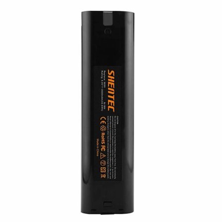 Shentec Ni-MH 3500mAh Ersatz für Makita 9.6V Batteri 9000 9001 9002 9033 9600 191681-2 192533-0 632007-4