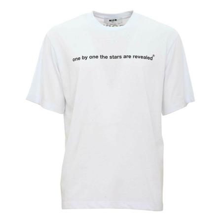Msgm T-Shirts vit, unisex, unisex, Storlek: S