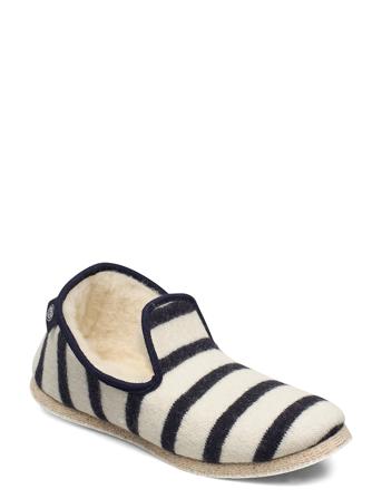 Striped Slippers "Maoutig" White Armor Lux