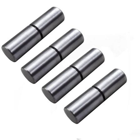 4 pakke sveisbare tønnehengsler Kraftig