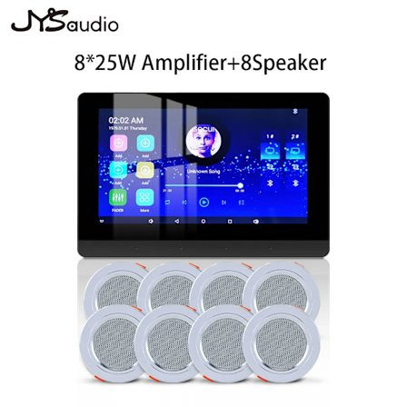 Smart Home Theater Lyd Forstærker WiFi Bluetooth In-wall Android Musik Panel Stereo Mini Loft Højttaler Set Hotel Bolig