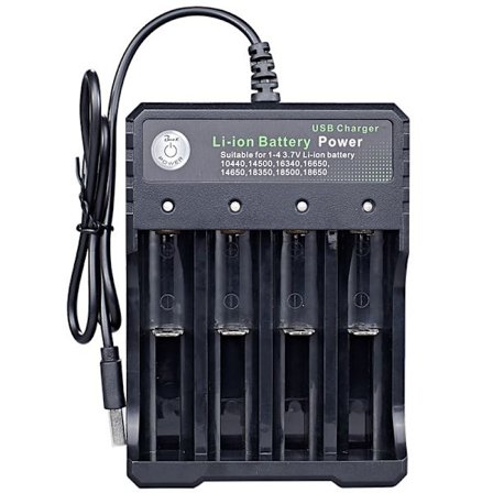 Universal 18650 Batterilader 3.7v Batterilader med LED Indikator