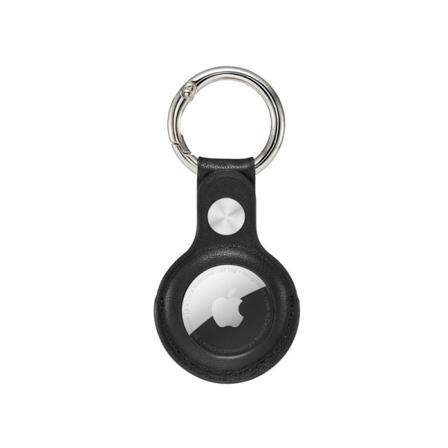Krusell Keyring Äkta Läder Skal Apple Airtag - Svart