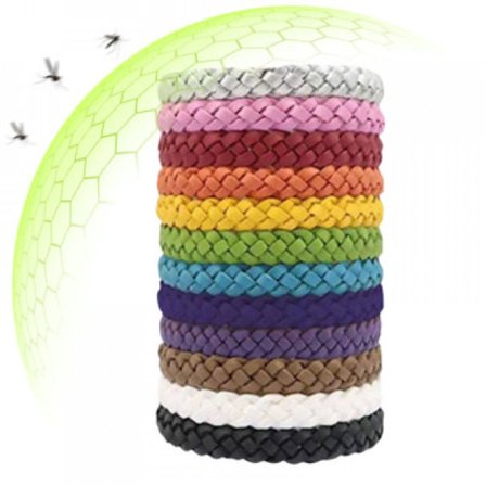 ING Anti-myg armbånd 12 stk. Anti-myg armbånd Myggebeskyttelse Kan bæres på håndleddet, anklen eller i håret Anti-myg til