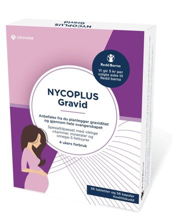 Nycoplus Gravid tabletter og kapsler 56+56 stk
