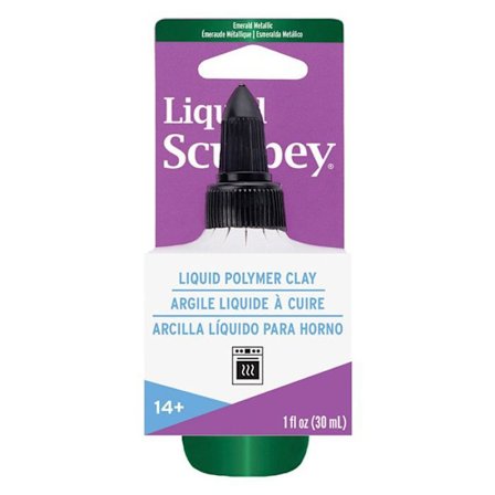 Sculpey Liquid Baking Clay - Metallic Green 30ml