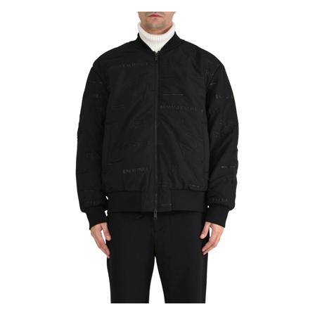 Armani Exchange, Light Jackets Czarny, Mężczyzna, Rozmiar: L