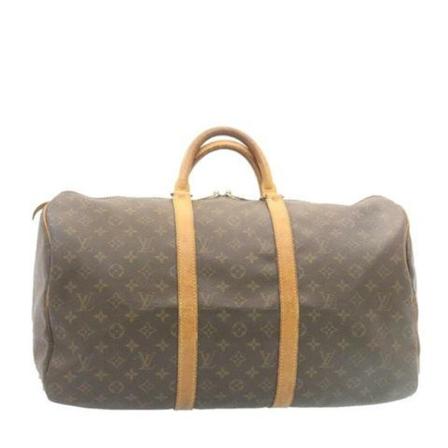 Louis Vuitton Vintage, Pre-owned Keepall 50 Bruin, Dames, Maat:ONE Size