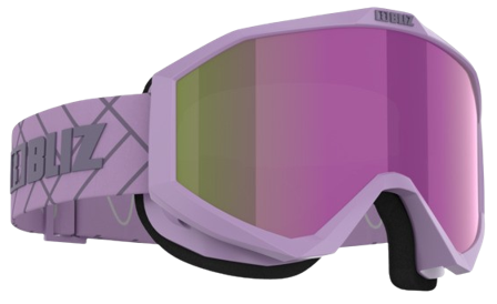 Bliz Liner Matt Purple Dark Purple Logo with Brown Purple