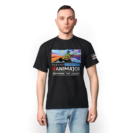 Animajor Dota 2 - Monkey King T-shirt, L (Sort)