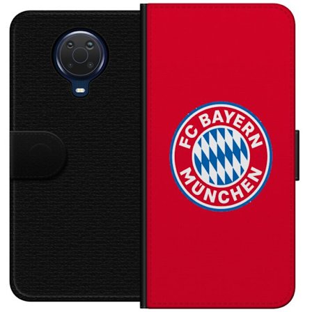 Kompatibel Tegnebogsetui til Nokia G20 Bayern röd logo