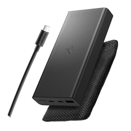 Spigen EA3020 20000mAh 30W Power Bank - Musta