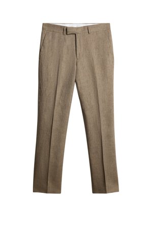 J.Lindeberg - Lois Super Linen Pants - Brun - Man - 46