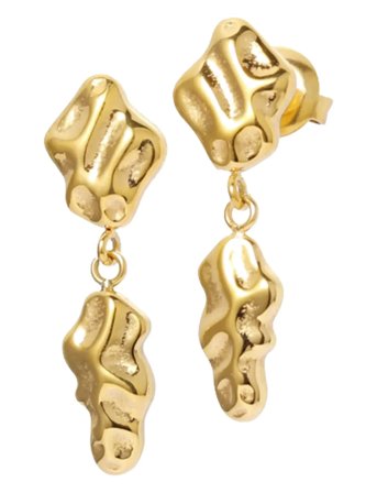 Sistie Aria - Earrings Gold-Plated - Gold - ONE SIZE