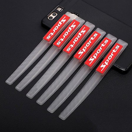 6 Stk Bil Dør Hjørne Kantbeskytter Bil Strip Sticker