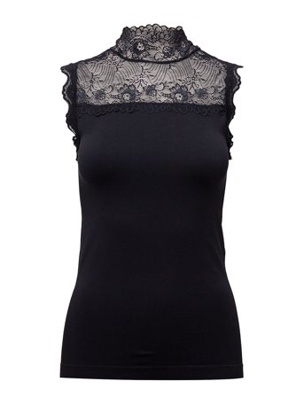 Vanessa High Neck Black Minus