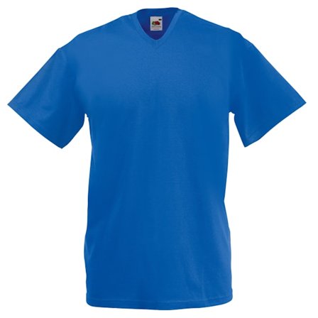 Fruit Of The Loom Mens Valueweight V-Neck, Kortärmad T-shirt