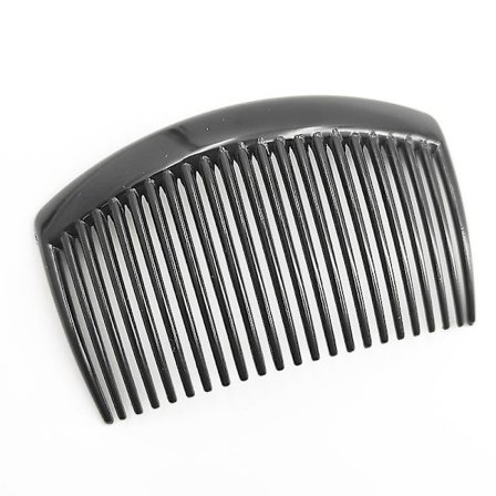 Miljövänlig plastinsats kam brudslöja kam bröllopshår accessoarer hår kam accessoarer, sidokam plasttänder sidokam platt hårkam Lad