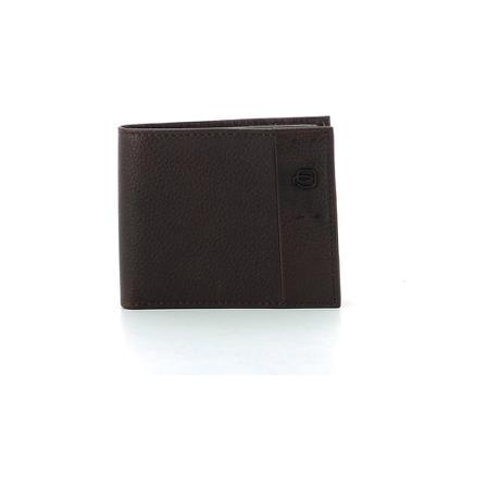 Piquadro, Portafoglio con portamonete P15 Brązowy, Mężczyzna, Rozmiar: ONE Size