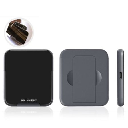 Trådlös laddare - TD - Snabbladdning - Kompatibel med Samsung och iPhone - Svart - Qi