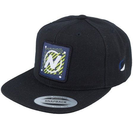 Nerf - Sort snapback Kasket - Kids Letter Logo Black Snapback @ Hatstore