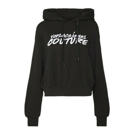Versace Jeans Couture, Hoodies Zwart, Dames, Maat:L