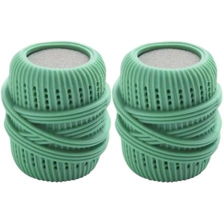 (Grøn) Vaskemaskine Vaskebold, Skyllemiddeldispenser, Skyllemiddelbolddispenser, Skyllemiddeldispenser Vaskebolde, Genanvendelig Tørrebold