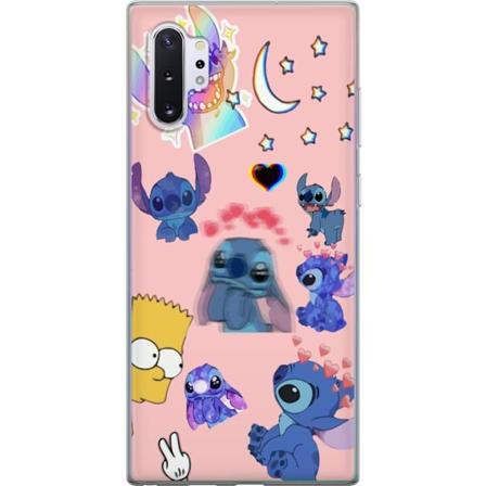 Samsung Galaxy Note10+ Genomskinligt Skal Stitch haha