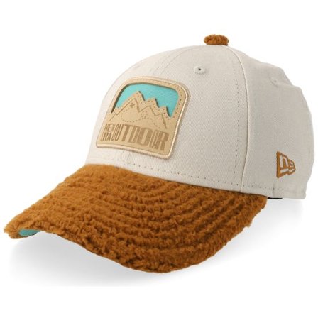 New Era - Beige adjustable Keps - Kids Child Outdoor 9FORTY Stone/Brown Adjustable @ Hatstore