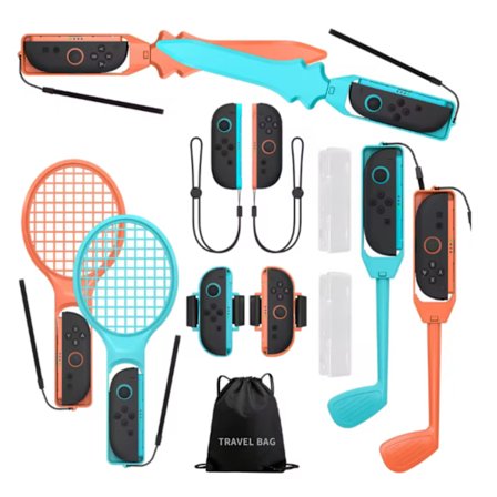 15in1 urheilupelien tarvikesarja Nintendo Switch 2:lle