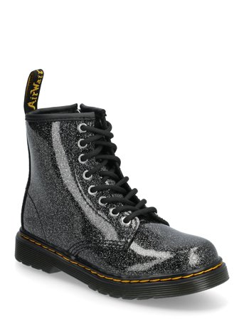 1460 J Black+Silver Nebula Glitter Black Dr. Martens