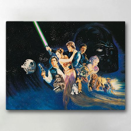 Lærredsbillede / Lærredstryk - Star Wars - 40x30 cm - Lærred
