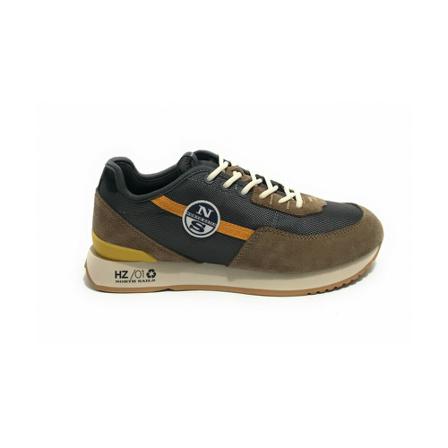 North Sails Sneakers Horizon JET 053 U23Ns03 , Bruin , Heren , Maat: 40 EU
