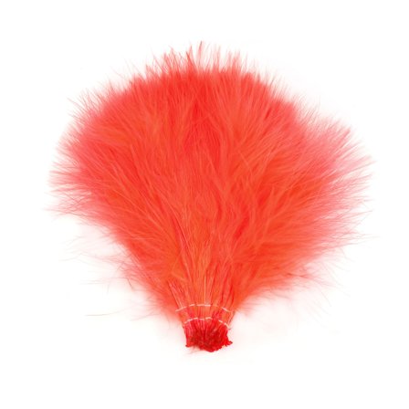Natures Spirit Fish Hunter Blood Quill Marabou - Fl. Shrimp Pink (UV)