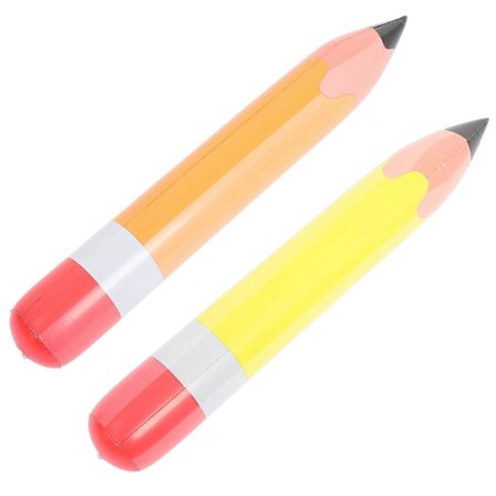 Uutuuskynät puhallettava kynälelu juhlakäyttöön 2 kpl värikäs PVC[WSY]