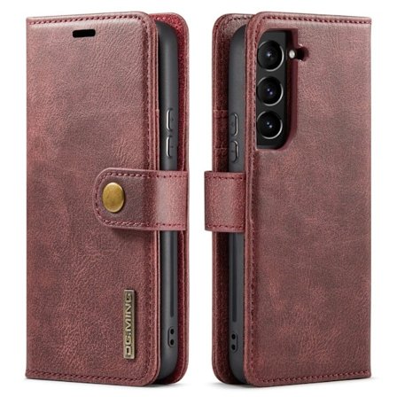 DG.Ming Samsung Galaxy S22 2-in-1 Pung Etui - Rød